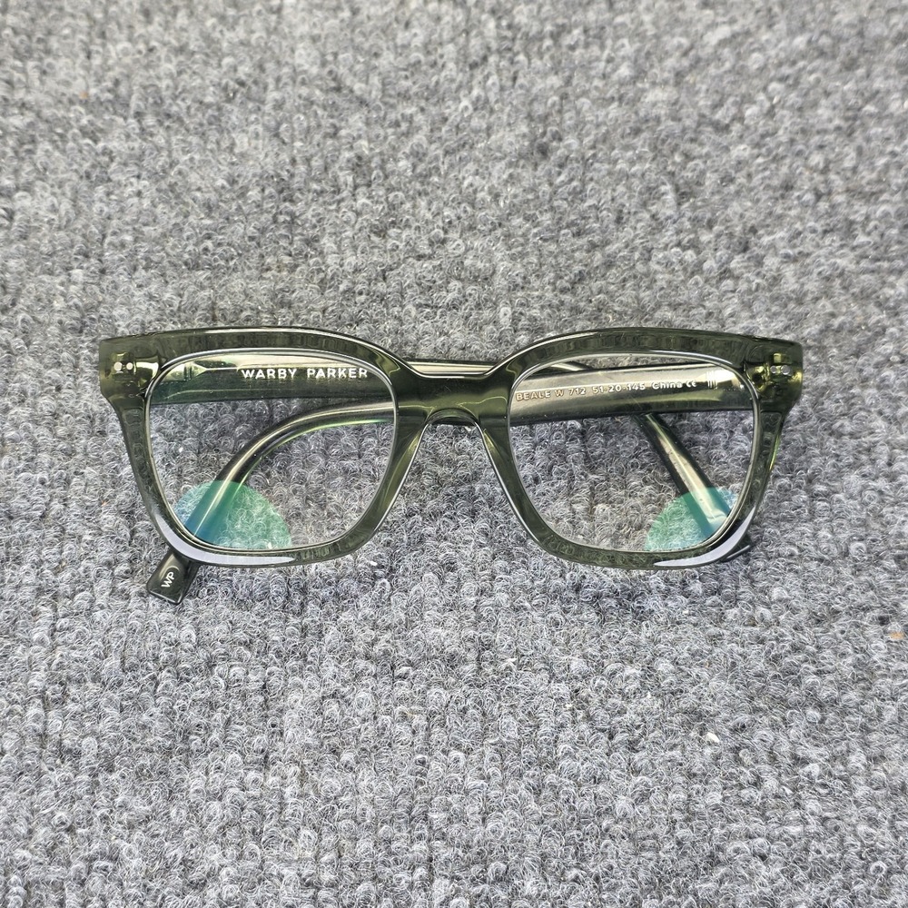 Warby Parker Beale W 712 Glasses Frames Only Green Crystal Gradient 51-20-145